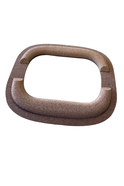 Handvat met voorgevormde vulkern