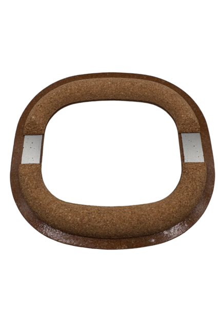 Handvat met voorgevormde vulkern en metalen versteviging